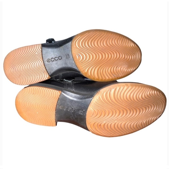 SOLD! ECCO Saunter Mid Cut Leather Chelsea Ankle Boots Sz EU37/US6 - 6.5 - Picture 15 of 16